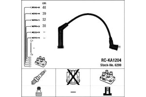 Przewody Zapłonowe Hyundai 1,0 1,1 Ngk