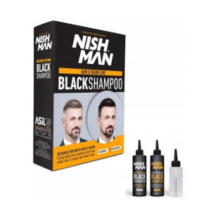 Nishman Black Czarny Szampon Odsiwiający 2x200 Ml
