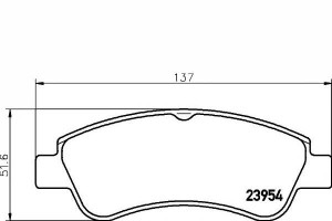 Klocki Hamulcowe Citroen Przód C2 C3 Ds3 Xsara 206