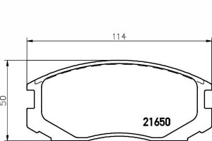 Klocki Hamulcowe Daihatsu Przód Terios 1,3-1,5 97-