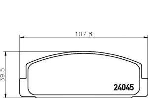 Klocki Hamulcowe Mazda Tył 626 6 Textar
