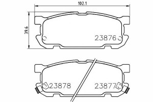 Klocki Hamulcowe Mazda Tył Mx-5 Textar