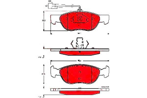 Klocki Hamulcowe Alfa Romeo 145 1.8 03.98-01.01 Tr