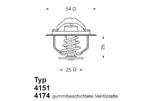 Termostat Fiat 79c 2,5d Ducato Wahler