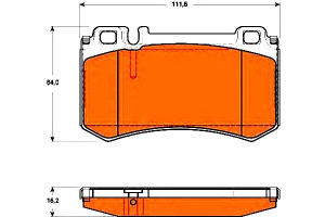Klocki Hamulcowe Mercedes Tył S-class 05-13 Sl 03-