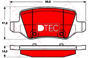 Klocki Hamulcowe Mercedes Tył W168 W169 W245 97-12