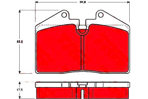 Klocki Hamulcowe Porsche Przód 911 928 944 83-97 T