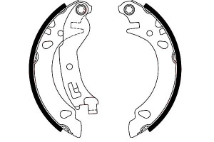 Szczęki Hamulcowe Fiat Panda 1,1-1,2 1,3 D 03- Trw