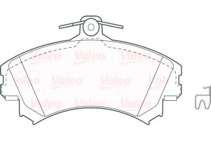 Klocki Hamulcowe Valeo 4605a658 M850976 Mr527656 M