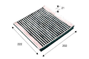 Filtr Kabiny Protect Volvo S40 V40 00- Z Aktywnym
