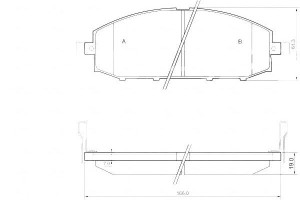 Klocki Hamulcowe Nissan Patrol Gr Ii 97-10 A.b.s.
