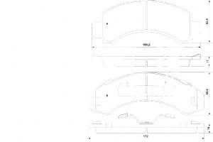 Klocki Hamulcowe Ford Aerostar 87-94 A.b.s.