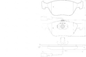 Klocki Hamulcowe Fiat Marea 2.0 20v 96- Z Czuj. A.