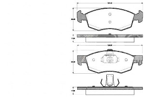 Klocki Hamulcowe Dacia Logan 07- A.b.s.