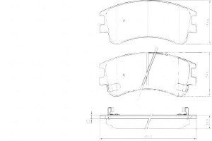 Klocki Hamulcowe Mazda 6 02-07 A.b.s.