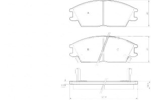 Klocki Hamulcowe Hyundai Accent 94-99 A.b.s.