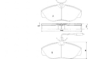 Klocki Hamulcowe Fiat Ducato 10 14 94-99 A.b.s.