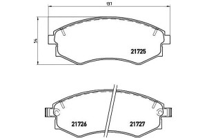 Klocki Hamulcowe Ssangyong Rexton 02- Brembo