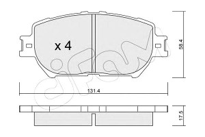 Klocki Hamulcowe Toyota Camry 01-05 Cifam