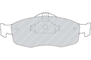 Klocki Hamulcowe (z Zamkiem) Ford Cougar Mondeo I