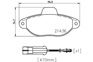Klocki Hamulcowe Mintex 5892736 71772226 9s512k021