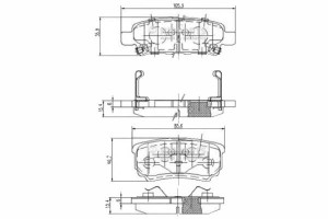 Klocki Hamulcowe Mitsubishi Outlander 2.0 4wd Mits