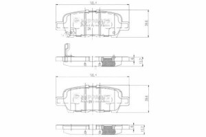 Klocki Hamulcowe Nissan Cube Qashqai Tiida X-trail