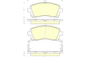 Klocki Hamulcowe Subaru Impreza Forester 2.0 Gr.17