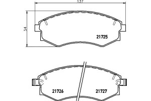 Klocki Hamulcowe Hella Pagid 5810129a31 5810128a20