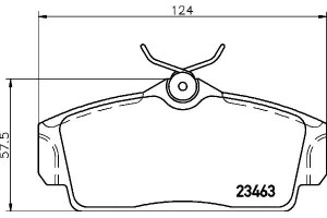 Klocki Hamulcowe Hella Pagid 410602f525 410602f526