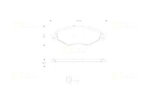 Klocki Hamulcowe Peugeot 206 306 97 * Kpl Starline