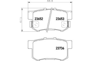 Klocki Hamulcowe Hella Pagid 43022stka00 43022s9aa