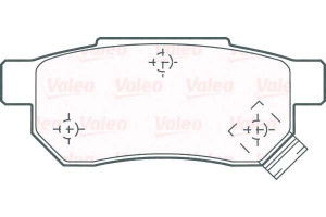 Klocki Hamulcowe Valeo 43022sf1000 43022se0505 430