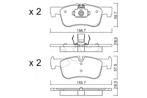 Klocki Hamulcowe Przód Bmw 1 F20 F21 11- Metelli