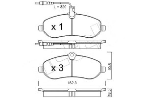 Klocki Hamulcowe Fiat Scudo 07- Czuj Metelli
