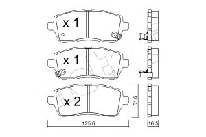 Klocki Hamulcowe Ford Fiesta 07-10 Metelli