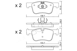 Klocki Hamulcowe Przód Bmw 1 F20 10- Metelli
