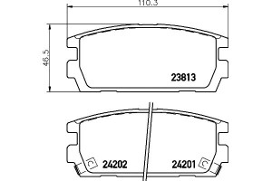 Klocki Hamulcowe Mintex 58302h1a00 58302h1a10 3732