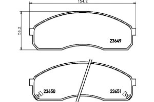 Klocki Hamulcowe Mintex 0k72g3328z 0k56a3323z 0k56