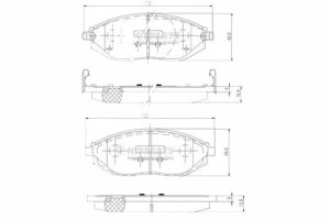 Klocki Hamulcowe Chevrolet Spark 1.0 Nipparts Nipp