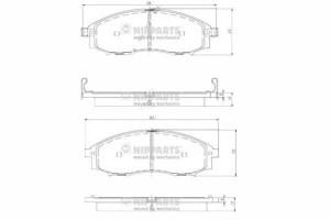 Klocki Hamulcowe Nissan Pick Up King Cab Navara (d