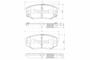 Klocki Hamulcowe Hyundai Ix20 1.4 Nipparts Nippart