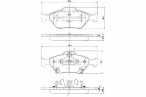 Klocki Hamulcowe Toyota Yaris 1.0 Vvt-i Nipparts N