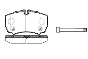 Klocki Hamulcowe Remsa 8c1v2mm008aa 1501265 171802