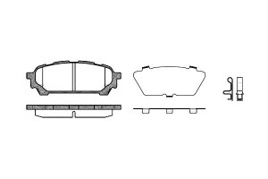 Klocki Hamulcowe Remsa 26696fe040 26696fe050 Pad15