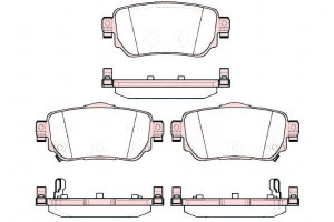 Klocki Hamulcowe Tył Nissan X-trail 13> Qashqai 13