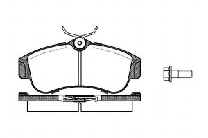 Klocki Hamulcowe Nissan Almera Primera 17.5mm Wva2