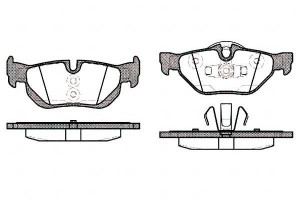Klocki Hamulcowe Bmw 1 E81 E87 3 E91 17.3mm Wva239
