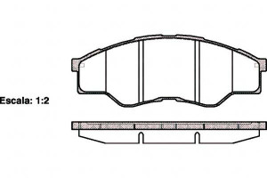 Klocki Hamulcowe Toyota Hilux 15.5mm Wva24567 Road