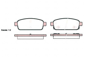 Klocki Hamulcowe Chevrolet Cruze Opel Astra 16.2mm